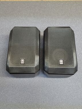 Yamaha Satellite 2 Way Speakers NS-AP6500S Pair Black New Open Box